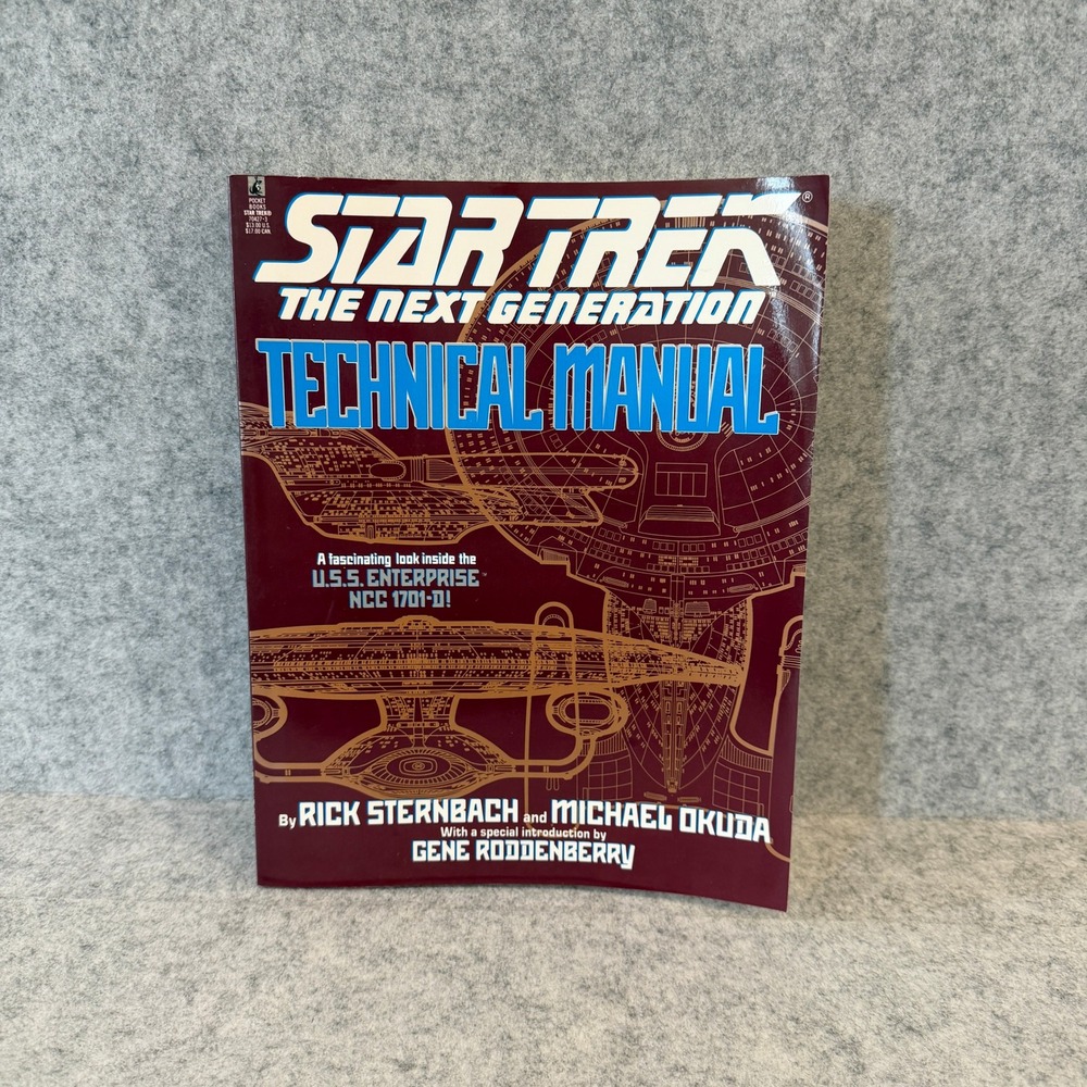 Star‎ Trek The Next Generation Technical Manual Rick Sternbach 1991